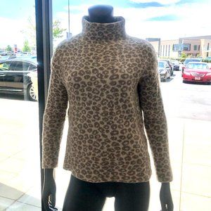 Christian Siriano animal print sweater/X-Small